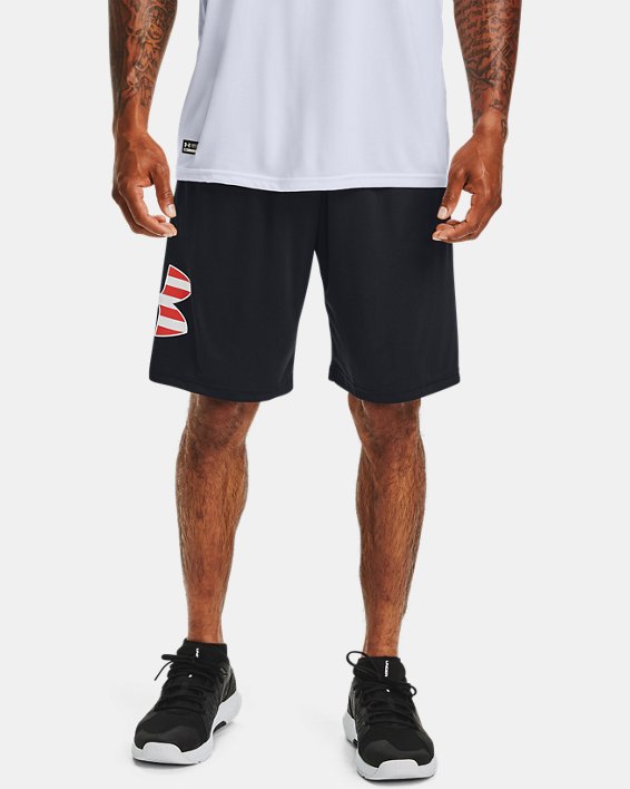 Men's UA Freedom Tech™ Big Flag Logo Shorts, Black, pdpMainDesktop image number 0